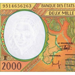 Cameroun - Afrique Centrale - Pick 203Ec - 2'000 francs - 1995 - Etat : NEUF