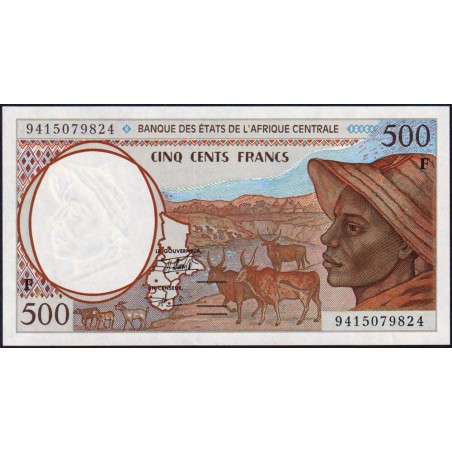 Centrafrique - Afr. Centrale - Pick 301Fb - 500 francs - 1994 - Etat : NEUF