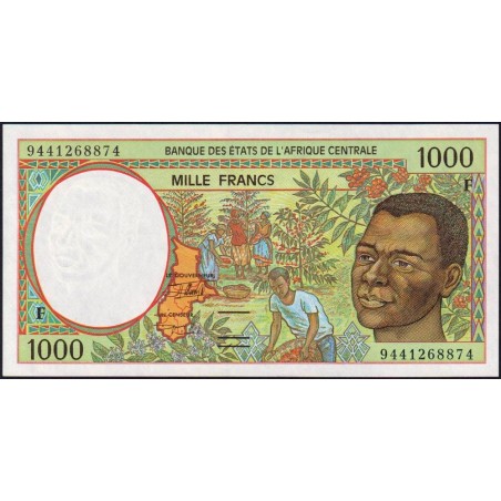 Centrafrique - Afr. Centrale - Pick 302Fb - 1'000 francs - 1994 - Etat : NEUF