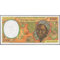Centrafrique - Afr. Centrale - Pick 303Fb - 2'000 francs - 1994 - Etat : SPL+