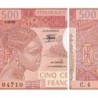 Congo (Brazzaville) - Pick 2d_3 - 500 francs - Série C.4 - 01/01/1984 - Etat : SPL+