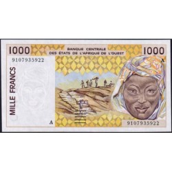 Côte d'Ivoire - Pick 111Aa - 1'000 francs - 1997 - Etat : NEUF