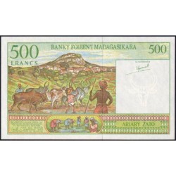 Madagascar - Pick 75a - 500 francs - 100 ariary - Série A - 1994 - Etat : NEUF