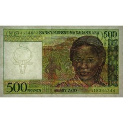 Madagascar - Pick 75a - 500 francs - 100 ariary - Série A - 1994 - Etat : NEUF