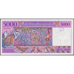 Madagascar - Pick 78a - 5'000 francs - 1'000 ariary - Série A - 1995 - Etat : NEUF