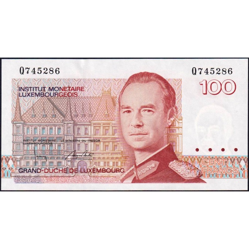 Luxembourg - Pick 58b - 100 francs - Série Q - 1993 - Etat : NEUF