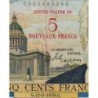 F 52-02 - 12/02/1959 - 5 nouv. francs sur 500 francs - Victor Hugo - Série R.121 - Etat : TB