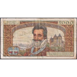 F 54-01 - 30/10/1958 - 50 nouv. francs sur 5000 francs - Henri IV - Série H.90 - Etat : TB à TB+