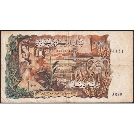 Algérie - Pick 128b - 100 dinars - 01/11/1970 - Etat : TB-