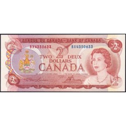 Canada - Pick 86a_1 - 2 dollars - Série BX - 1974 (1975) - Etat : NEUF
