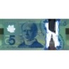 Canada - Pick 106c - 5 dollars - Série HCV - 2013 (2016) - Polymère - Etat : NEUF