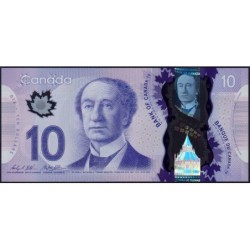 Canada - Pick 107c - 10 dollars - Série FTP - 2013 (2016) - Polymère - Etat : NEUF