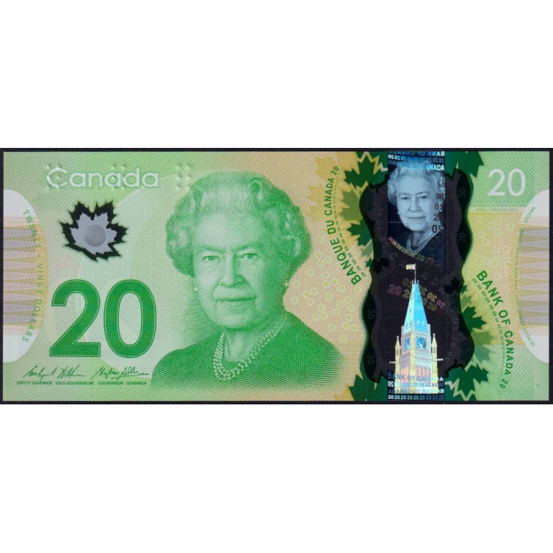 Canada - Pick 108b - 20 dollars - Série FYP - 2012 (2016) - Polymère - Etat : NEUF