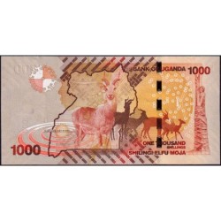 Ouganda - Pick 49d - 1'000 shillings - Série CJ - 2015 - Etat : NEUF