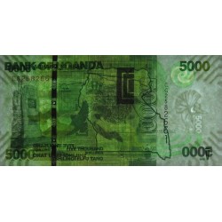 Ouganda - Pick 51f - 5'000 shillings - Série CG - 2019 - Etat : NEUF