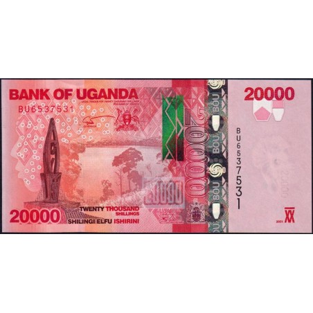 Ouganda - Pick 53f - 20'000 shillings - Série BU - 2021 - Etat : NEUF