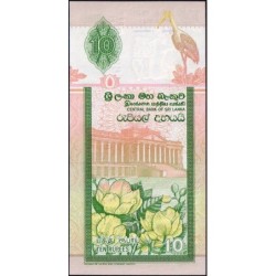 Sri-Lanka - Pick 108f - 10 rupees - Série M/580 - 03/07/2006 - Etat : NEUF