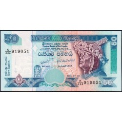 Sri-Lanka - Pick 110f - 50 rupees - Série K/334 - 03/07/2006 - Etat : NEUF
