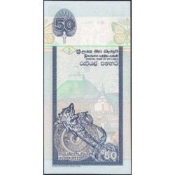 Sri-Lanka - Pick 110f - 50 rupees - Série K/334 - 03/07/2006 - Etat : NEUF