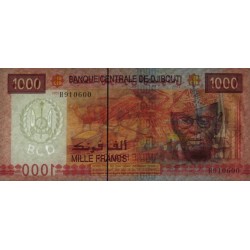 Djibouti - Pick 42a_2 - 1'000 francs - Série H - 2005 (2013) - Etat : NEUF