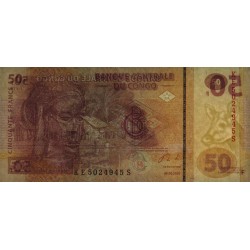 Rép. Démocr. du Congo - Pick 97c - 50 francs - Série KE S - 30/06/2020 - Etat : NEUF