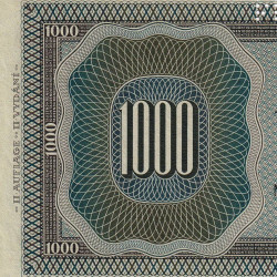 Bohême-Moravie - Pick 14s - 1'000 korun - 24/10/1942 - Série Bc - Spécimen - Etat : SPL
