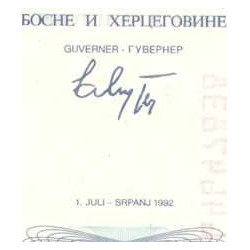 Bosnie-Herzégovine - Pick 11 - 25 dinara - Série DK - 01/07/1992 - Etat : NEUF