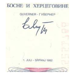 Bosnie-Herzégovine - Pick 12 - 50 dinara - Série FD - 01/07/1992 - Etat : NEUF