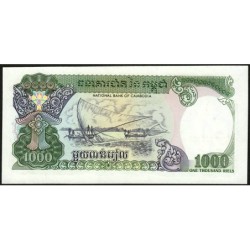 Cambodge - Pick 39 - 1'000 riels - Série កញ - 1992 - Etat : NEUF