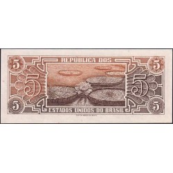 Brésil - Pick 166a - 5 cruzeiros - Série 044 - Estampa 3 - 1961 - Etat : NEUF