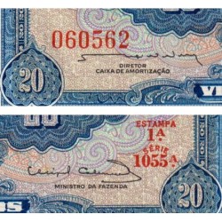 Brésil - Pick 168b - 20 cruzeiros - Série 1055 - Estampa 1 - 1963 - Etat : NEUF