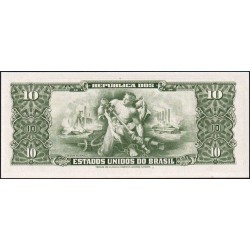 Brésil - Pick 183a - 1 centavo / 10 cruzeiros - Série 3117 - Estampa 2 - 1966 - Etat : NEUF
