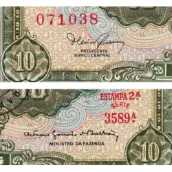 Brésil - Pick 183b - 1 centavo / 10 cruzeiros - Série 3589 - Estampa 2 - 1967 - Etat : NEUF