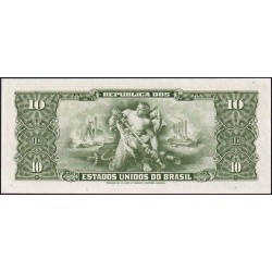 Brésil - Pick 183b - 1 centavo / 10 cruzeiros - Série 3959 - Estampa 2 - 1967 - Etat : NEUF