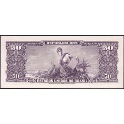 Brésil - Pick 184a - 5 centavos / 50 cruzeiros - Série 941 - Estampa 2 - 1966 - Etat : NEUF