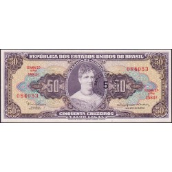 Brésil - Pick 184b - 5 centavos / 50 cruzeiros - Série 1884 - Estampa 2 - 1967 - Etat : NEUF