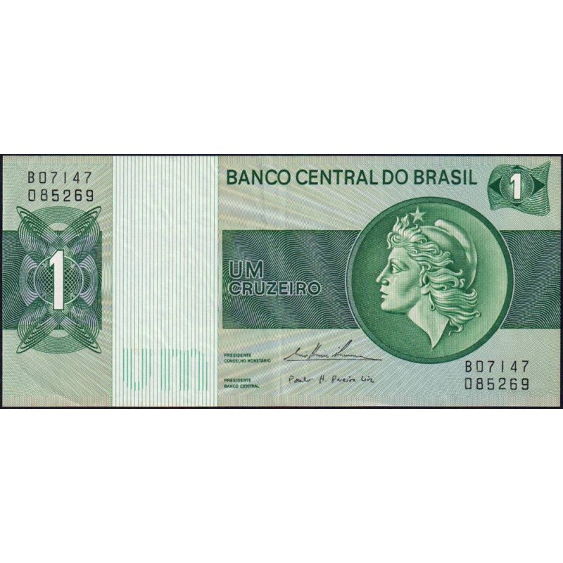 Brésil - Pick 191Ab - 1 cruzeiro - Série B 07147 - 1975 - Etat : NEUF