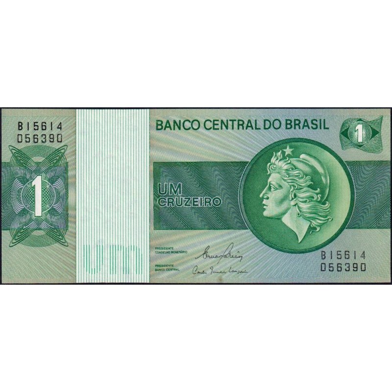 Brésil - Pick 191Ac - 1 cruzeiro - Série B 15614 - 1980 - Etat : NEUF