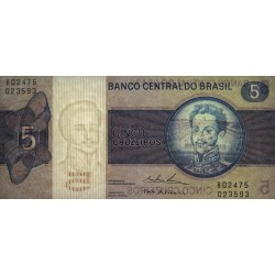 Brésil - Pick 192c - 5 cruzeiros - Série B 02475 - 1974 - Etat : SUP+