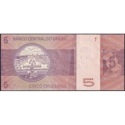 Brésil - Pick 192c - 5 cruzeiros - Série B 05847 - 1974 - Etat : TTB