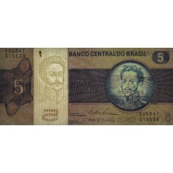 Brésil - Pick 192c - 5 cruzeiros - Série B 05847 - 1974 - Etat : TTB
