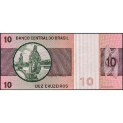 Brésil - Pick 193b - 10 cruzeiros - Série A 02038 - 1980 - Etat : NEUF