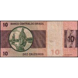 Brésil - Pick 193b - 10 cruzeiros - Série A 03643 - 1980 - Etat : B+