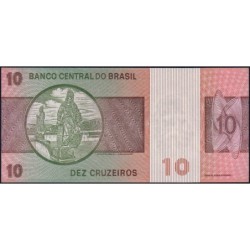 Brésil - Pick 193e - 10 cruzeiros - Série B 03492 - 1981 - Etat : NEUF