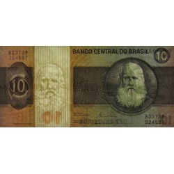 Brésil - Pick 193e - 10 cruzeiros - Série B 03738 - 1981 - Etat : TB+