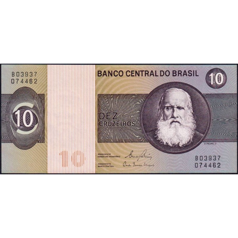 Brésil - Pick 193e - 10 cruzeiros - Série B 03937 - 1981 - Etat : NEUF