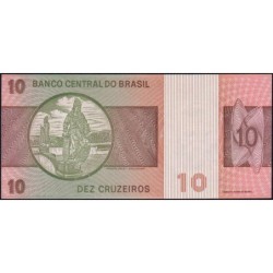 Brésil - Pick 193e - 10 cruzeiros - Série B 03937 - 1981 - Etat : NEUF