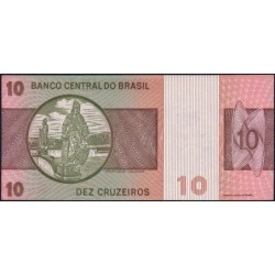 Brésil - Pick 193e - 10 cruzeiros - Série B 04091 - 1981 - Etat : NEUF