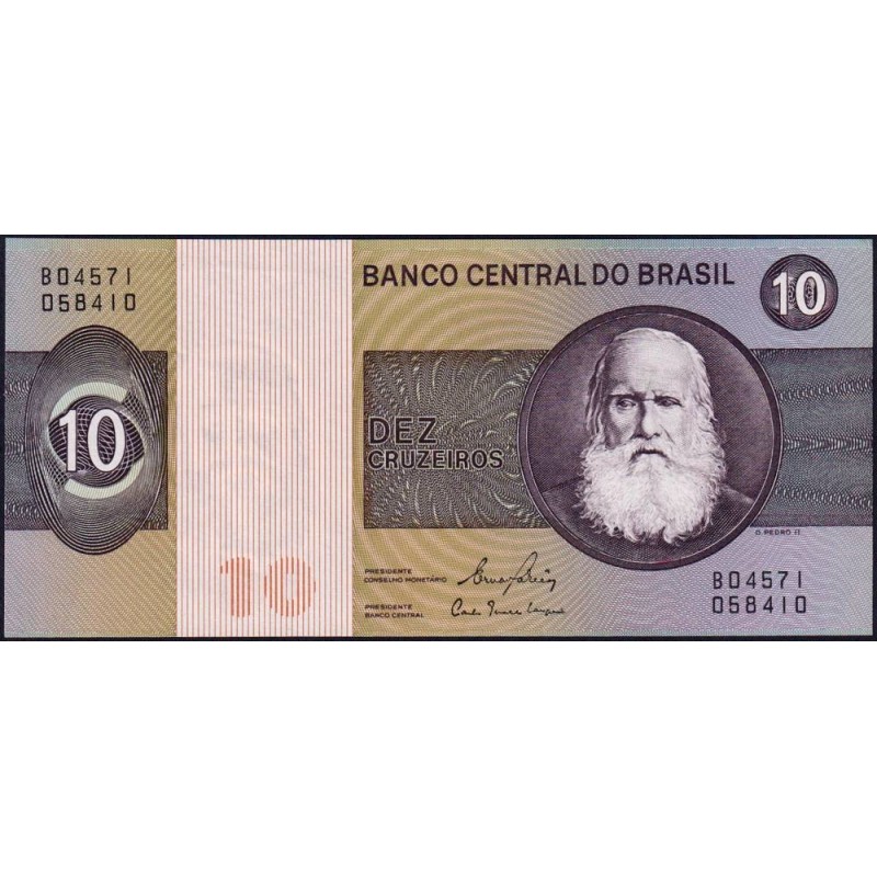 Brésil - Pick 193e - 10 cruzeiros - Série B 04571 - 1981 - Etat : NEUF