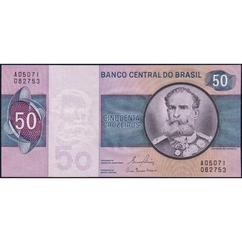 Brésil - Pick 194c - 50 cruzeiros - Série A 05071 - 1980 - Etat : NEUF